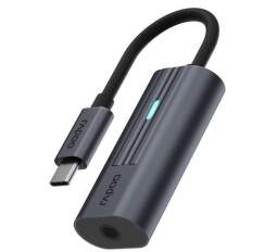 Rapoo UCA-1002 USB-C/3,5 mm jack redukcia čierna
