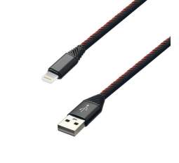 Mobilnet dátový kábel USB/Lightning 2A 2m čierny