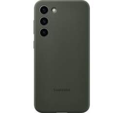 Samsung Silicone Case puzdro pre Samsung Galaxy S23+ khaki (1)