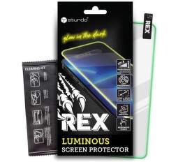 Sturdo Rex Luminous tvrdené sklo pre Apple iPhone 11/XR zelené