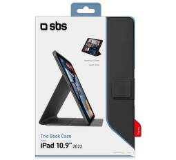 SBS Trio Book čierne puzdro pre 10,9" Apple iPad (2022)