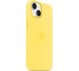 Apple silikónové puzdro s MagSafe pre Apple iPhone 14 Canary Yellow kanárikovo žlté (1)
