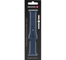 Swissten silikónový remienok pre Apple Watch 3840 mm modrý (1)