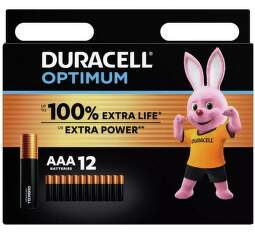 Duracell Optimum AAA 12 ks