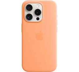 Apple silikónové puzdro pre Apple iPhone 15 Pro MagSafe oranžové