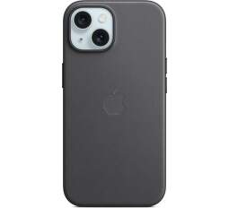 Apple FineWoven puzdro s MagSafe pre iPhone 15 Black čierne (1)