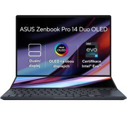 ASUS Zenbook Pro 14 Duo OLED (UX8402VU-OLED026WS) čierny