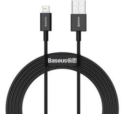 Baseus Superior dátový kábel USB-A/Lightning 2,4 A 2 m čierny
