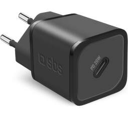 SBS NanoTube nabíjačka USB-C PD GaN 20 W čierna