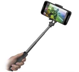 SBS bezdrôtová teleskopická selfie tyč, čierna