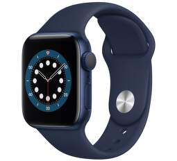 Apple Watch Series 6 40 mm modrý hliník s námornícky modrým športovým remienkom(2)
