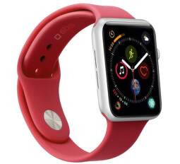 Sbs remienok pre Apple Watch 44 mm S/M červená