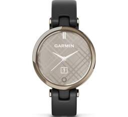 Garmin Lily Classic zlaté s čiernym koženým remienkom