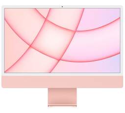 Apple iMac 24" (2021) 4,5K Retina M1 / 8-jadrové GPU / 8 GB / 256 GB MGPM3SL/A ružový