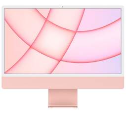 Apple iMac 24" (2021) 4,5K Retina M1 / 7-jadrové GPU / 8 GB / 256 GB MJVA3SL/A ružový