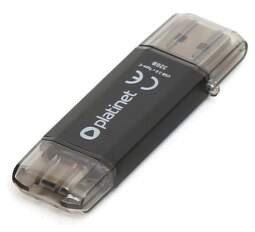 Platinet Pendrive 32GB USB 3.0 + Typ C čierny