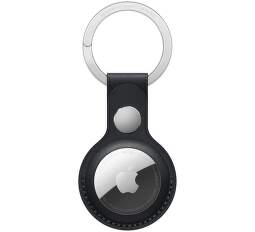 Apple AirTag kožená kľúčenka čierna