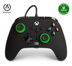 PowerA Enhanced Wired Controller pre Xbox SeriesOne - Green Hint (1)