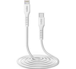 SBS USB-C/Lightning kábel 2 m biely