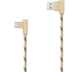 Mobilnet dátový kábel USB/USB-C 2 m zlatý