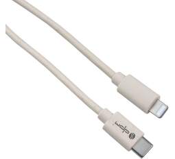 DPM biodegratovateľný kábel USB-C/Lightning 1m sivý
