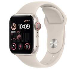 Apple Watch SE 2022 GPS 40 mm hviezdne biely hliník