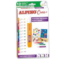 Alpino Crea DH000005 3D penové farby 12 ks
