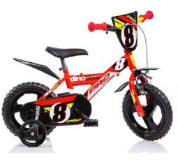 Dino Bikes 123GLN, detský bicykel 12" červený