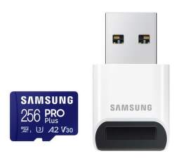 Samsung PRO Plus MicroSDXC pamäťová karta 256 GB + USB adaptér