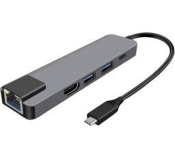 Winner USB-CHDMILAN2x USB 3.0 hub sivý (1)