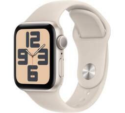 Apple Watch SE 2023 GPS 40 mm hviezdne biely hliník ML (1)