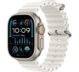 Apple Watch Ultra 2 titán biely oceánsky remienok (1)