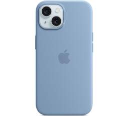 Apple silikónové puzdro pre Apple iPhone 15 MagSafe ľadovo modré