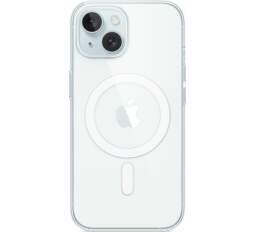 Apple Clear Case silikónové puzdro s MagSafe pre Apple iPhone 15 transparentné (1)