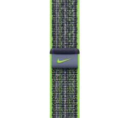 Apple Watch 41 mm športový prevliekací remienok Nike zeleno-modrý