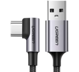 Ugreen USB/USB-C kábel 1 m 3A sivý