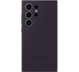 Samsung Silicone Case puzdro pre Samsung Galaxy S24 Ultra tmavo-fialové