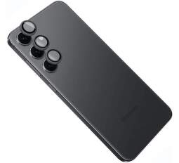 Fixed ochranné sklá fotoaparátov pre Samsung Galaxy S24 čierne