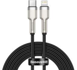 Baseus Cafule Metal dátový kábel USB-C/Lightning PD 20 W 2 m čierny
