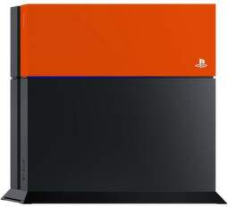 PS4 Farebný kryt na konzolu, oranžový-l