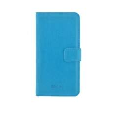 4-OK Book Wallet Uni Case XL 6 Blue