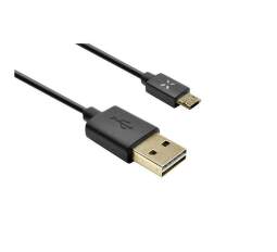 Fixed USB micro USB dátový kábel 1m, čierna
