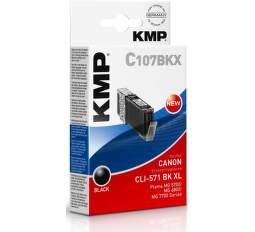 KMP CLI571BK XL, C107BKX recyk. náplň