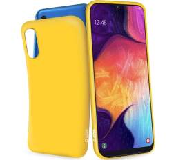 SBS gumené puzdro pre Samsung Galaxy A50, žltá