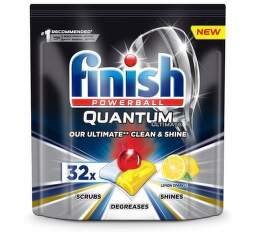 Finish Quantum Ultimate Lemon Sparkle 32 ks tablety do umývačky