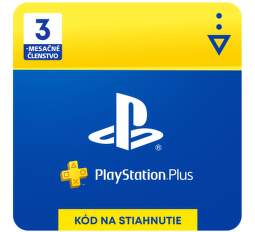 PlayStation Plus SK 3-mesačné členstvo - Digitálny produkt