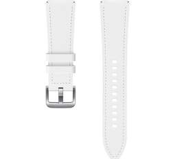 Samsung hybridný kožený remienok pre Galaxy Watch4 Classic 46 mm M/L biely