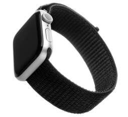 Fixed Nylon Strap remienok pre Apple Watch 42/44mm čierny