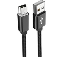 Winner dátový kábel Mini USB 1 m čierny