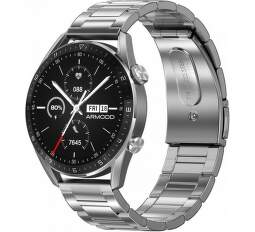 Smart hodinky Armodd Silentwatch 5 Pro strieborné